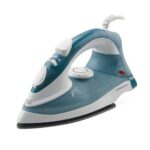 Bajaj Mx 3 Neo Steam Iron | 1250 Watts Power For Faster Ironing | Vertical & Horizontal Ironing | Spray Function | Anti-Bacterial & Non-Stick Soleplate Coating | 2-Yr Warranty By Bajaj 【Blue】