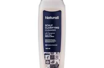 Naturali Scalp Clarifying Anti-Dandruff Shampoo For Men | Derma Approved Shampoo With Green Tea, Hibiscus & Biotin | Reduces Dandruff & Hair Fall | Sulphate-Free Daily Care For All Hair Types | 100 Ml