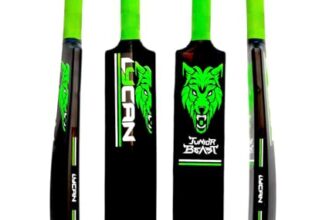 Lycan Junior Hard Plastic Cricket Bat Size 3, Age 6-8 Year Old Kids # 1Pc Cricket Bat Only