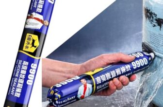 Waterproof Silicone Sealant Adhesive For Roof & Leakage Repair | Weather Resistant | For Concrete, Metal, Steel, Aluminum, Tiles & Water Tank | Flexible & Paintable 750Gm (1)
